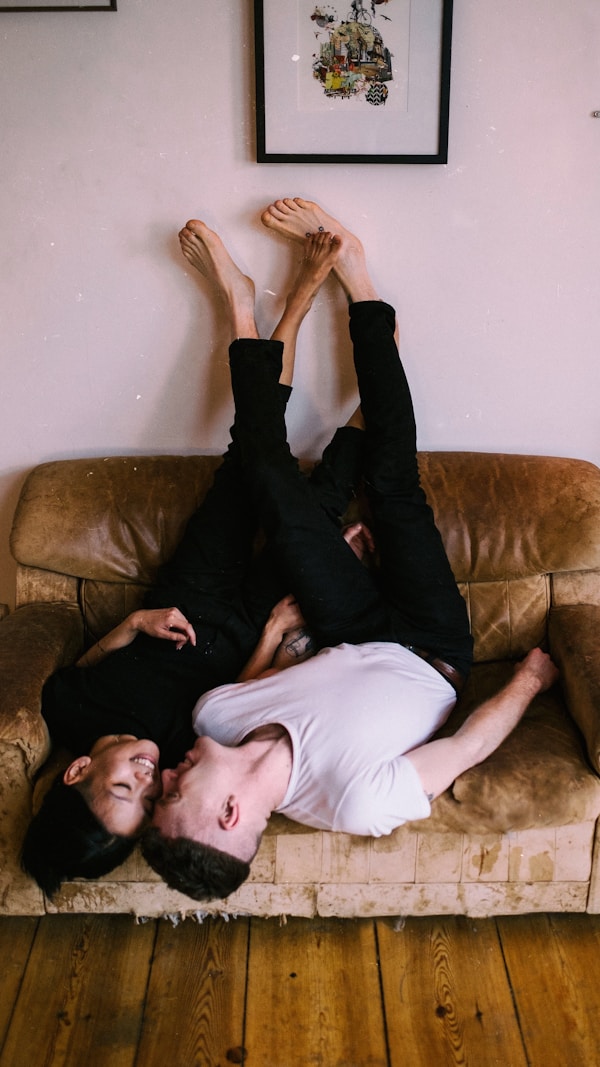 Lovers upside down